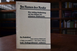 Im Namen des Reichs. Eine wichtige Entscheidung...