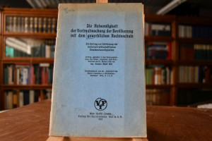 Die Notwendigkeit der Vertrautmachung der Bevöl...