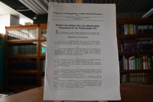 Entwurf eines Gesetzes über eine außerordentlic...