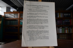 Entwurf eines Grundwechselsteuergesetzes.