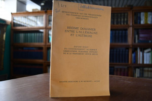 Regime Douanier entre l`Allemagne et l`Autriche...