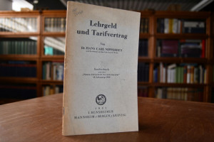 Lehrgeld und Tarifvertrag.