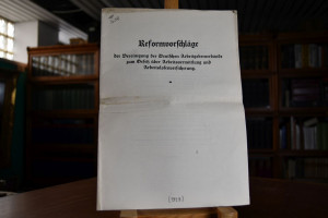 Reformvorschläge der Vereinigung der Deutschen ...