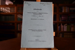 Festansprache bei der 75jährigen Gedächtnissfei...