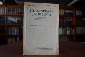 Shakespeare in der deutschen Philosophie.