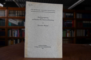 Die Enteignung im Wandel der Staatsauffassung.