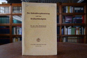 Der Hofübergabevertrag nach dem Reichserbhofges...