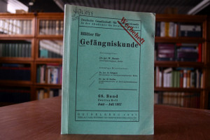 Blätter für Gefängniskunde, 68. Band, Zweites H...