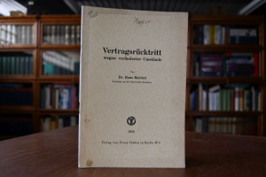 Vertragsrücktritt wegen veränderter Umstände.