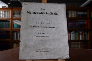 Ueber die menschliche Seele. Programm zum Schlu...