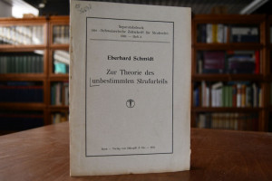 Zur Theorie des unbestimmten Strafurteils.