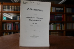 Geschäftsordnung für das gemeinschaftliche Thür...