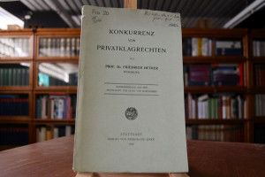 Konkurrenz von Privatklagrechten.