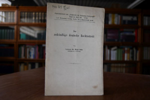 Der zukünftige deutsche Rechtsstreit.