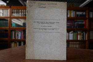 The first year of the Permanent Court of Intern...