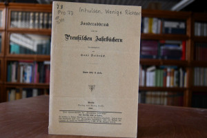 Wenige Richter, in hoher Stellung.