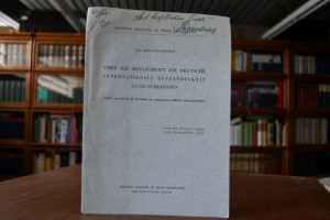 Über die Möglichkeit die deutsche international...