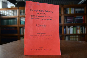 Die dogmatische Bedeutung des Verstoßes gegen d...