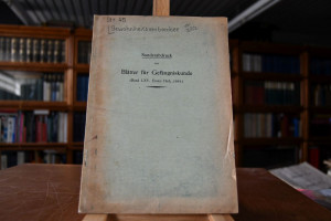 Zum Reichsgesetz vom 24. November 1933.