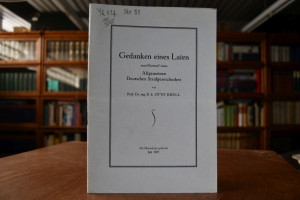 Gedanken eines Laien zum Entwurf eines Allgemei...