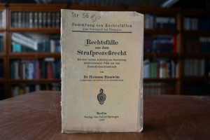 Rechtsfälle aus dem Strafprozeßrecht. Mit einer...