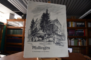 Pfullingen. Reproduktion von 12 Zeichnungen von...