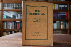 Zum Ruhreinbruch. Tatsachen und Dokumente.