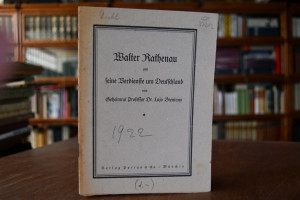 Walter Rathenau und seine Verdienste um Deutsch...