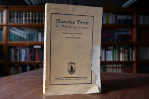 Rumohrs Briefe an Robert von Langer.
