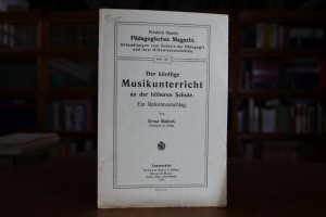 Der künftige Musikunterricht an der höheren Sch...