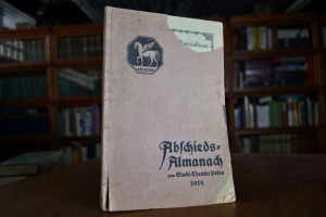 Abschiedsalmanach vom Stadt-Theater Posen 1919.