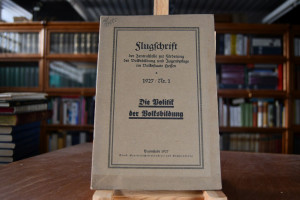 Die Politik der Volksbildung.