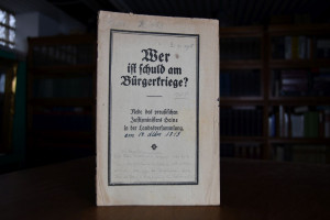 Wer ist schuld am Bürgerkriege? Rede des preußi...