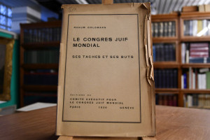 Le Congres Juif Mondial ses taches et ses buts.