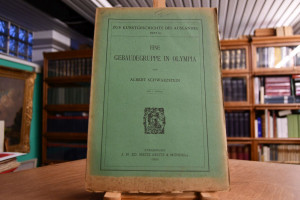 Eine Gebäudegruppe in Olympia.