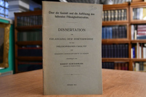 Über die Gestalt und die Auflösuing des fallend...