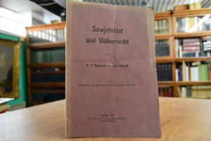 Sowjetstaat und Völkerrecht.