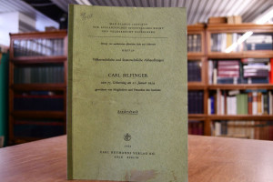 Über geschichtliches Forschen und Denken im Völ...