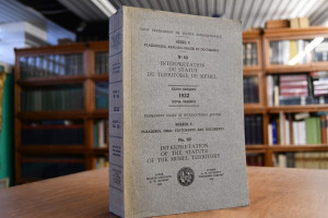 Interpretation of the Statute of the Memel Terr...