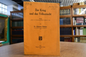 Der Krieg und das Völkerrecht. Vortrag gehalten...