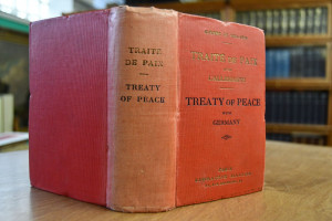 Traite de Paix avec l`Allemagne signe a Versail...