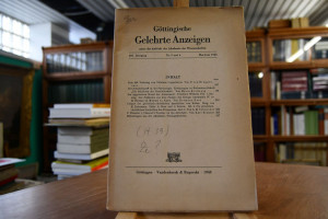 Göttingische Gelehrte Anzeigen, 205. Jahrgang, ...