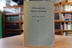 Geistesgeschichtliche Bedeutung Pestalozzis.