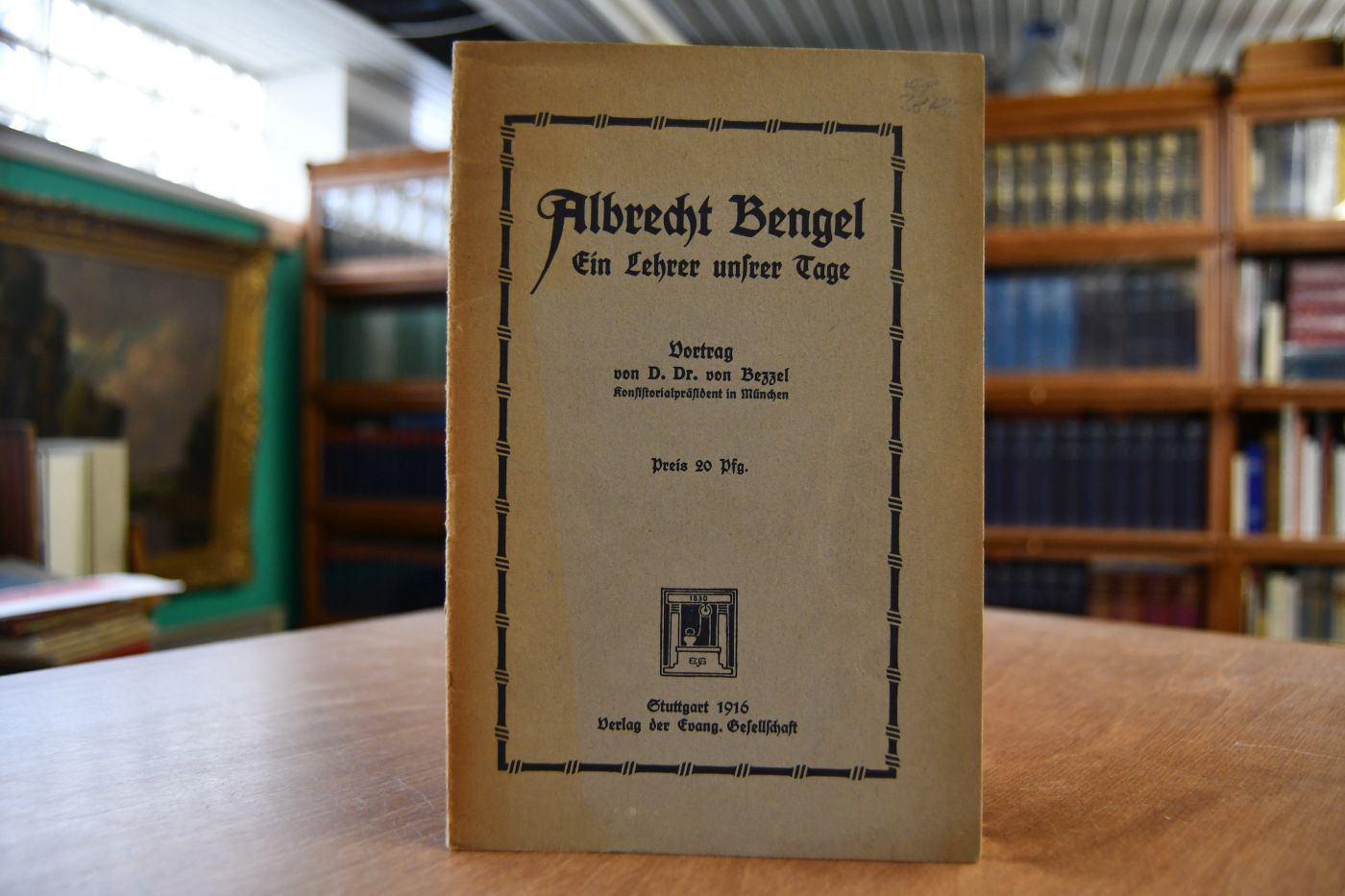 Albrecht Bengel. Ein Lehrer unserer Tage.