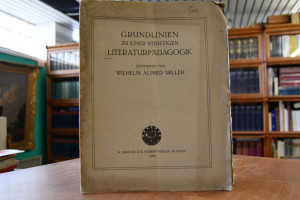 Grundlinien zu einer künftigen Literaturpädagogik.