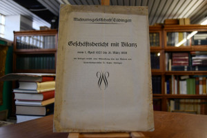 Museumsgesellschaft Tübingen. Geschäftsbericht ...