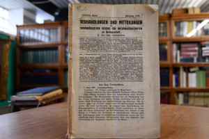 Verhandlungen und Mitteilungen des Siebenbürgis...