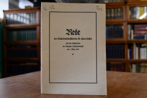 Rede des Reichsbankpräsidenten Dr. Hans Luther ...