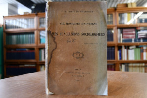 Aux Montagnes d`Auvergne. Mes Conclusions socio...