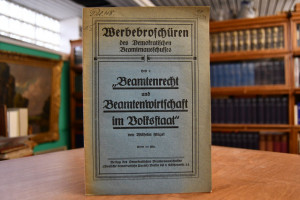 Beamtenrecht und Beamtenwirtschaft im Volksstaat.